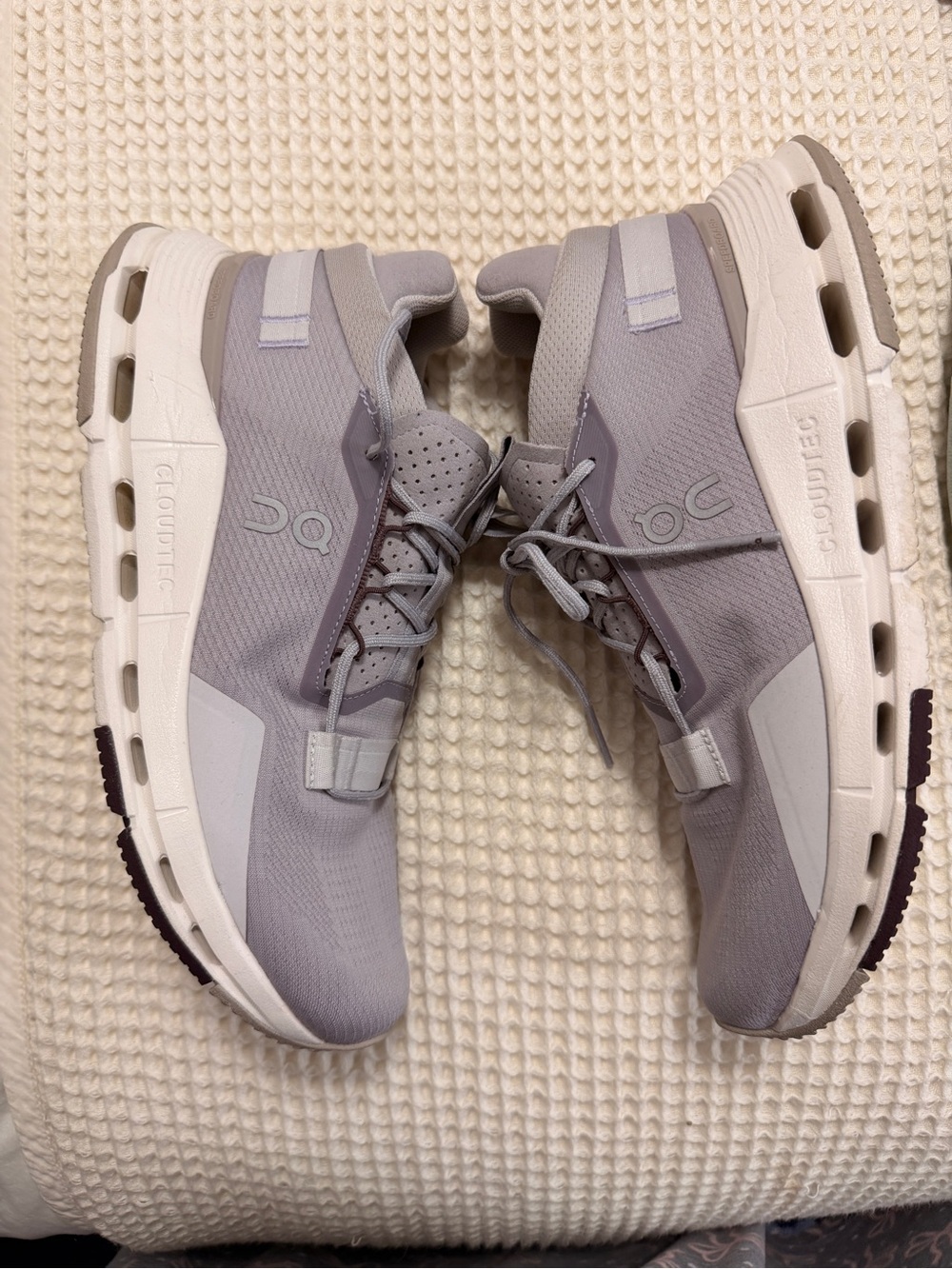 On Running Women Cloudnova Lavender/White Athletic Sneakers